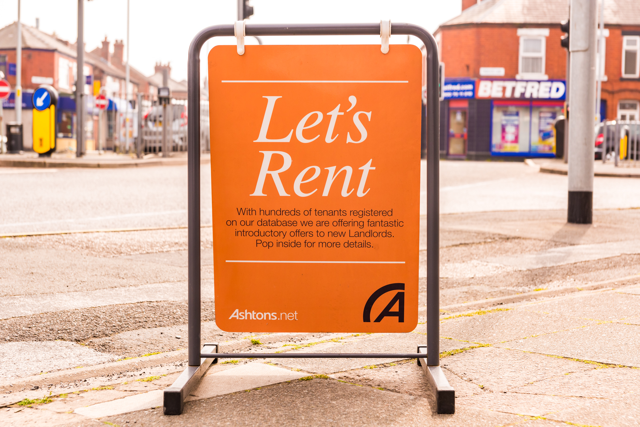 Ashtons Promotional Lettings Board